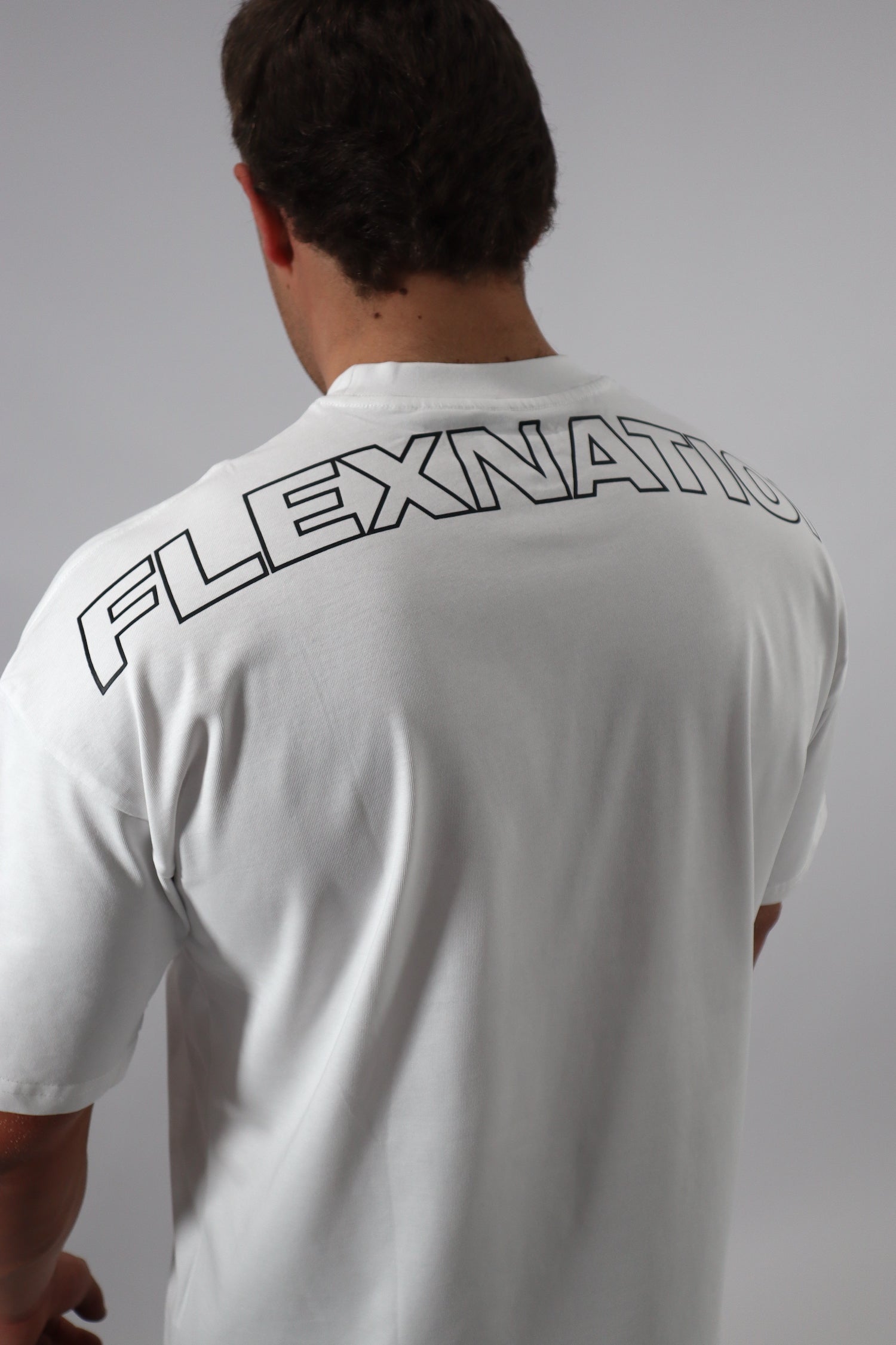 Flex Nation Oversized Tee - White