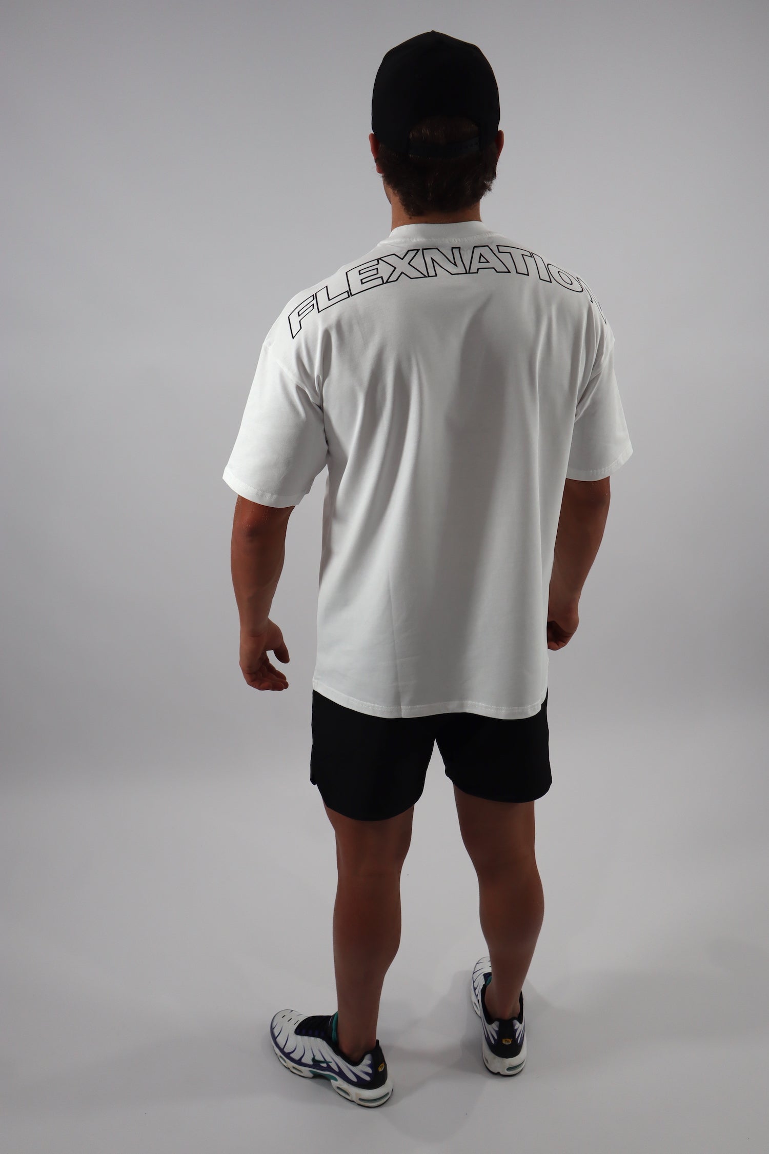 Flex Nation Oversized Tee - White