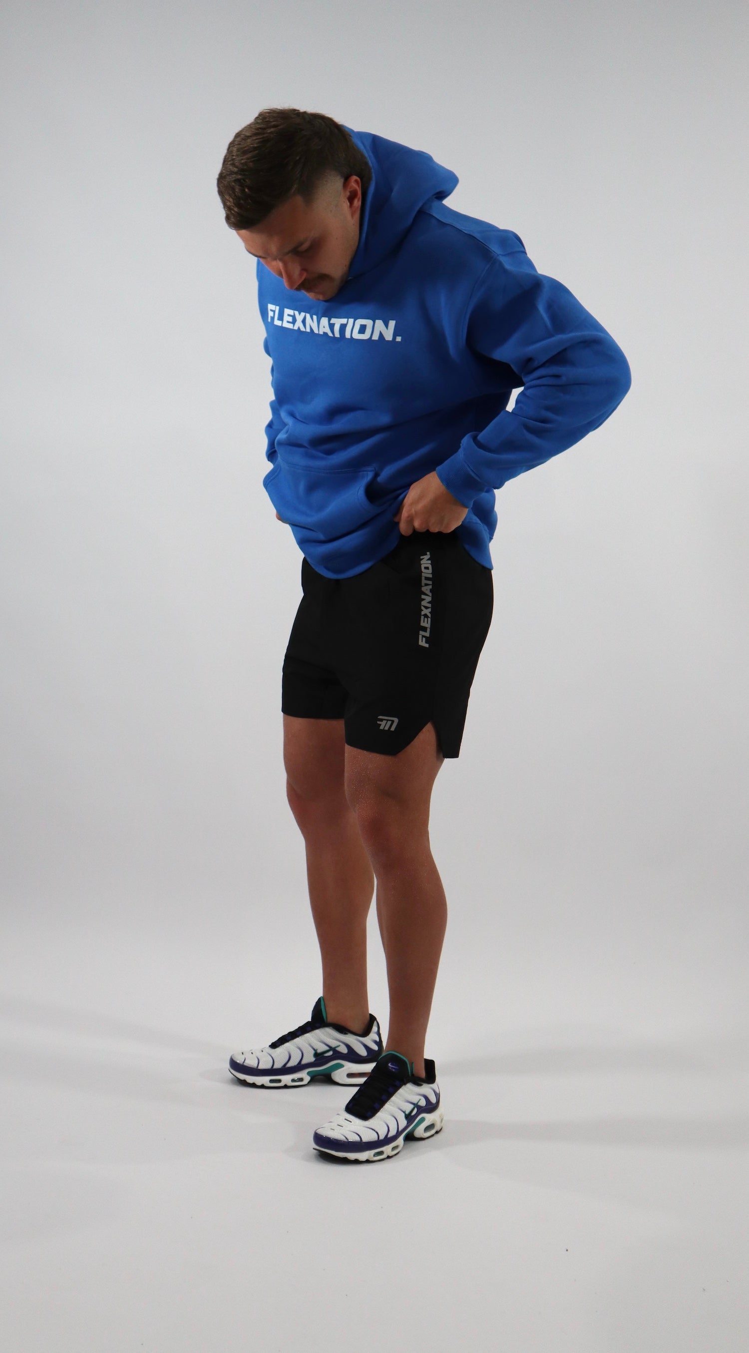 HOODIE JUMPER-BLUE