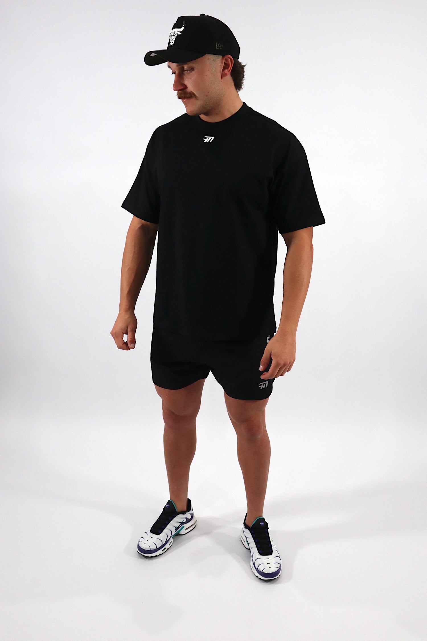 Flex Nation Oversized Tee - Black
