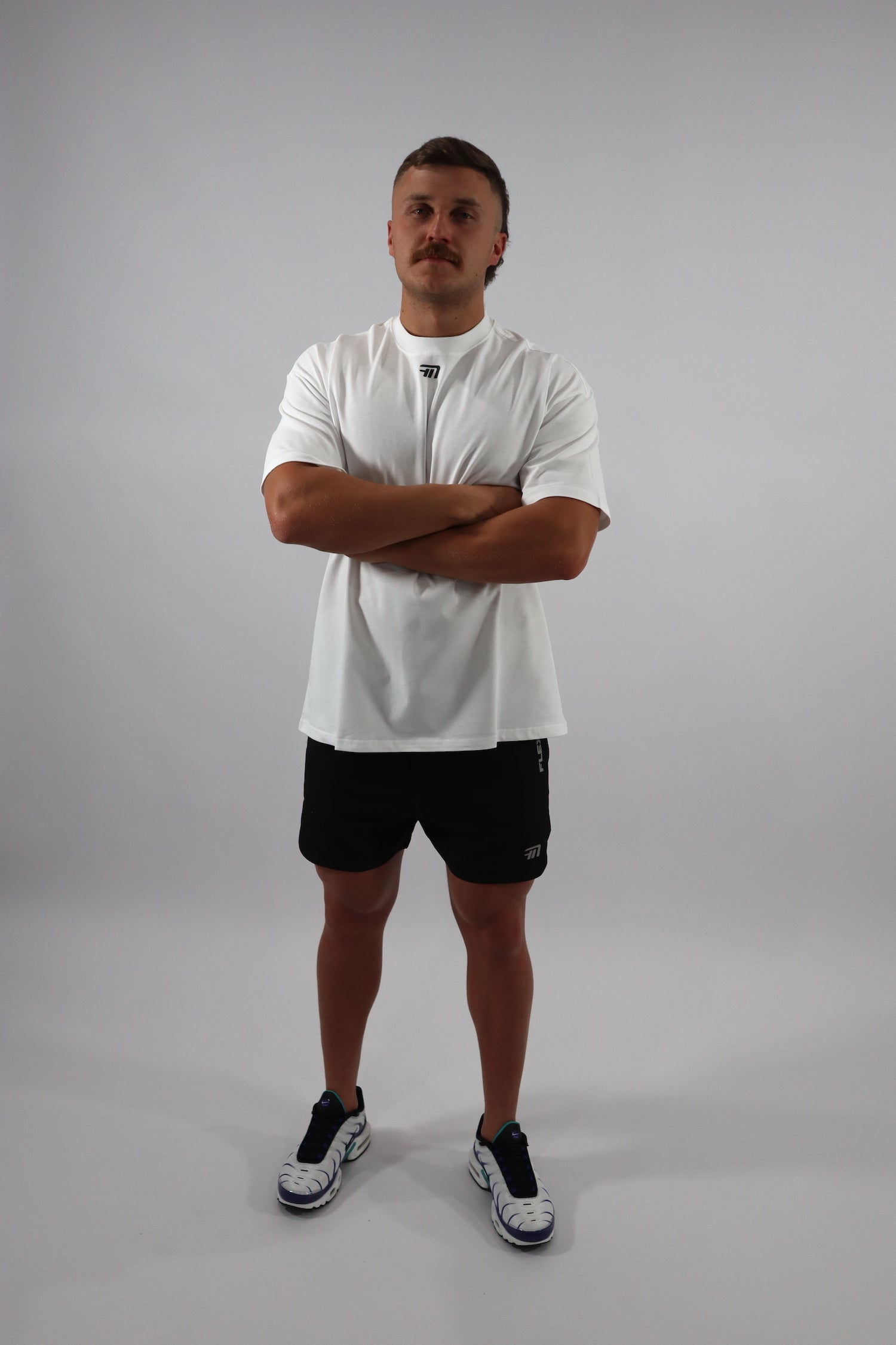 Flex Nation Oversized Tee - White