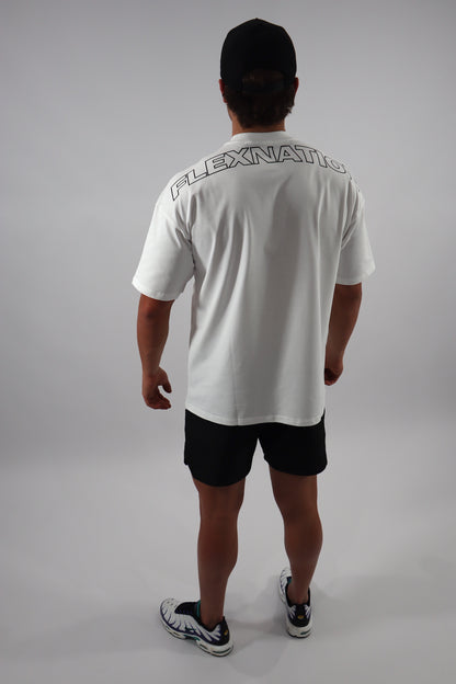 Flex Nation Oversized Tee - White
