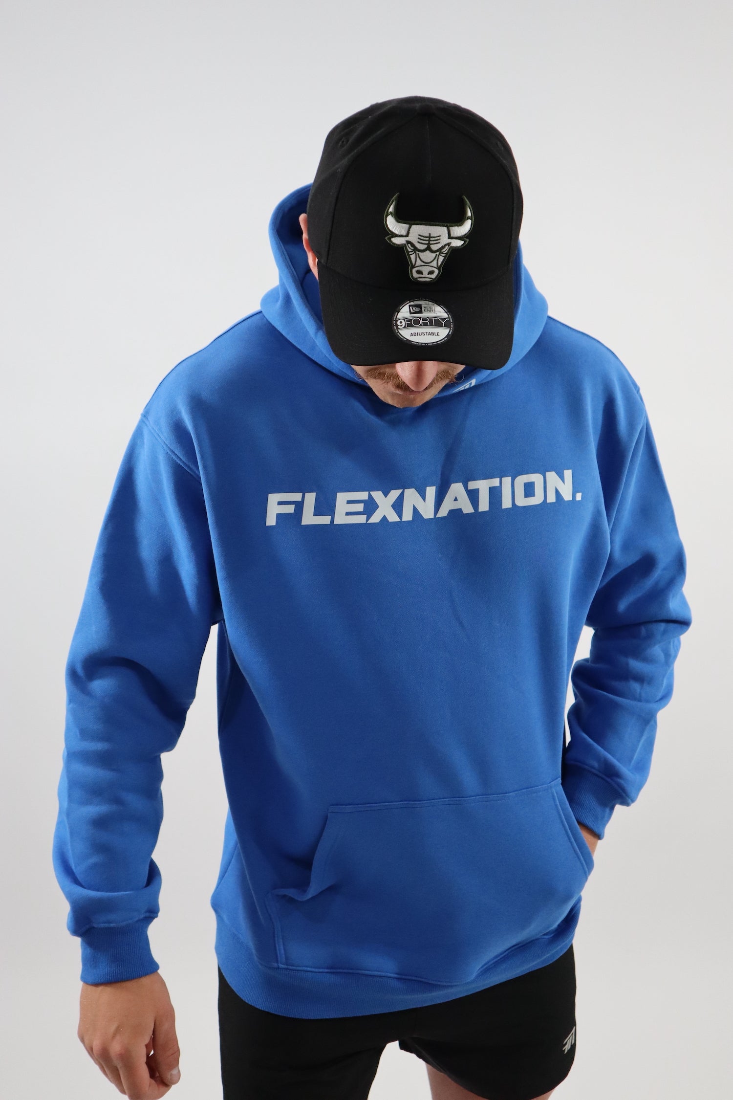 HOODIE JUMPER-BLUE