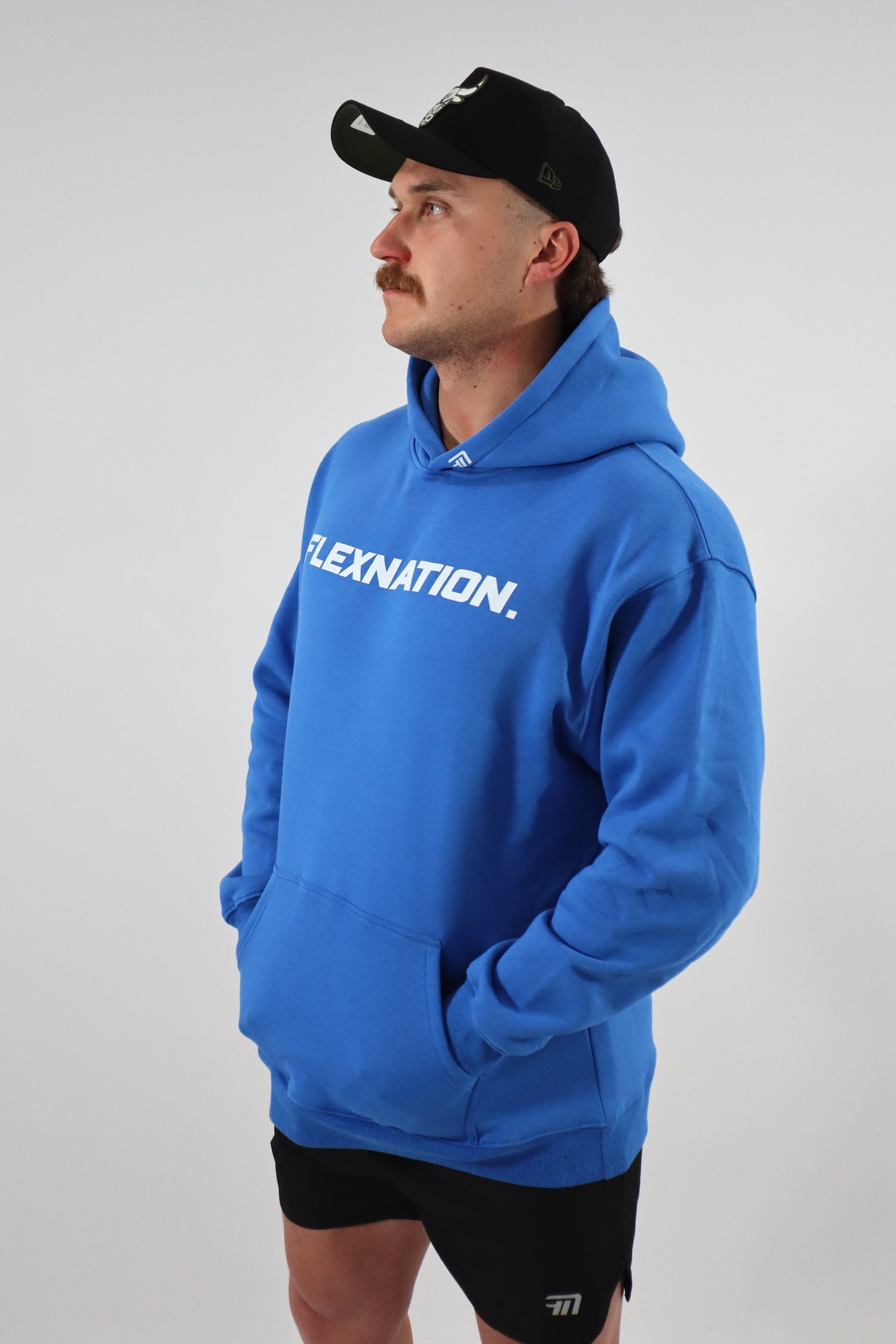 HOODIE JUMPER-BLUE
