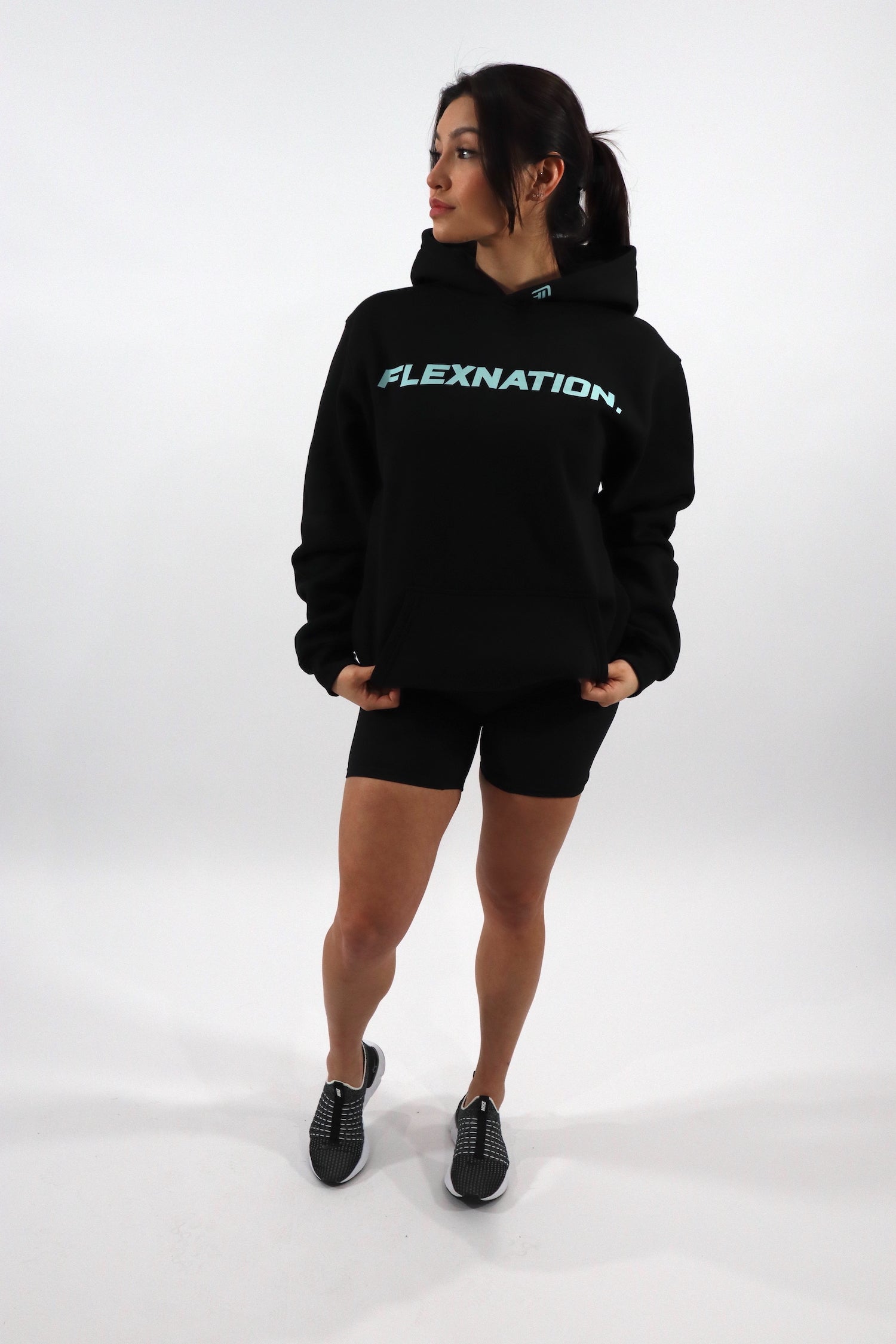 HOODIE JUMPER BLACK flexnation.store