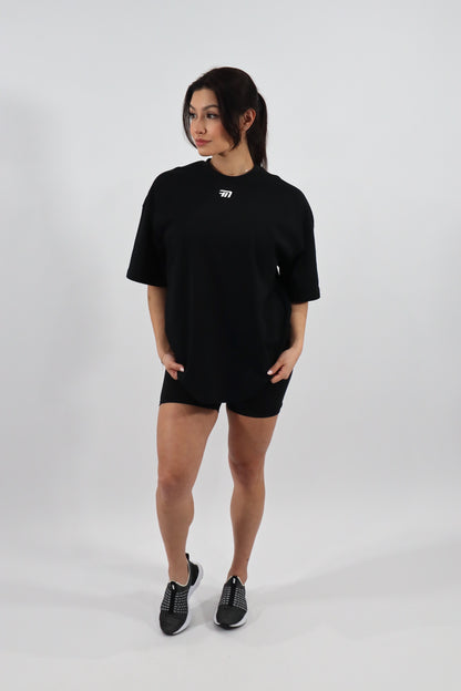 Flex Nation Oversized Tee - Black