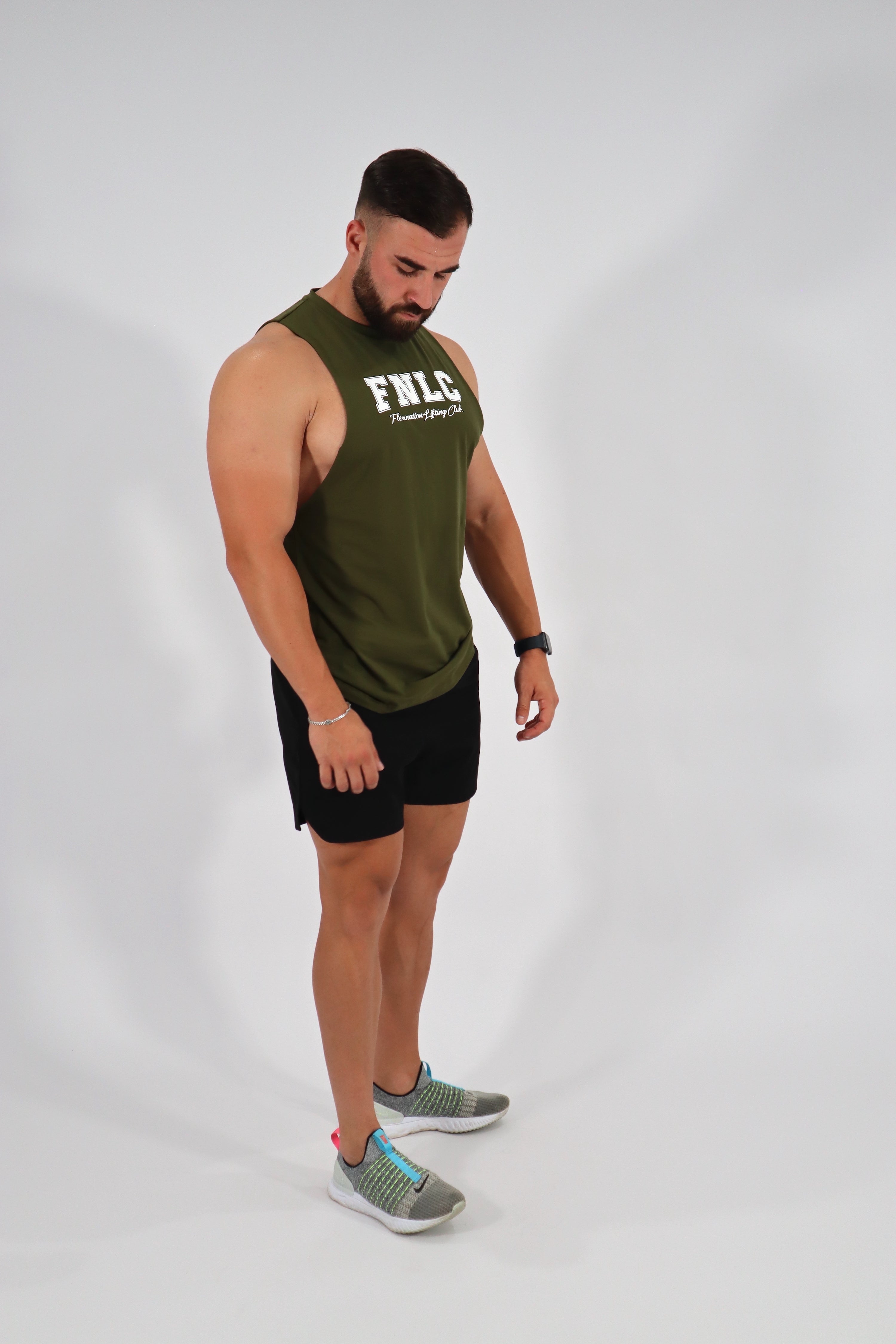 Lifting Club Tank (Khaki)
