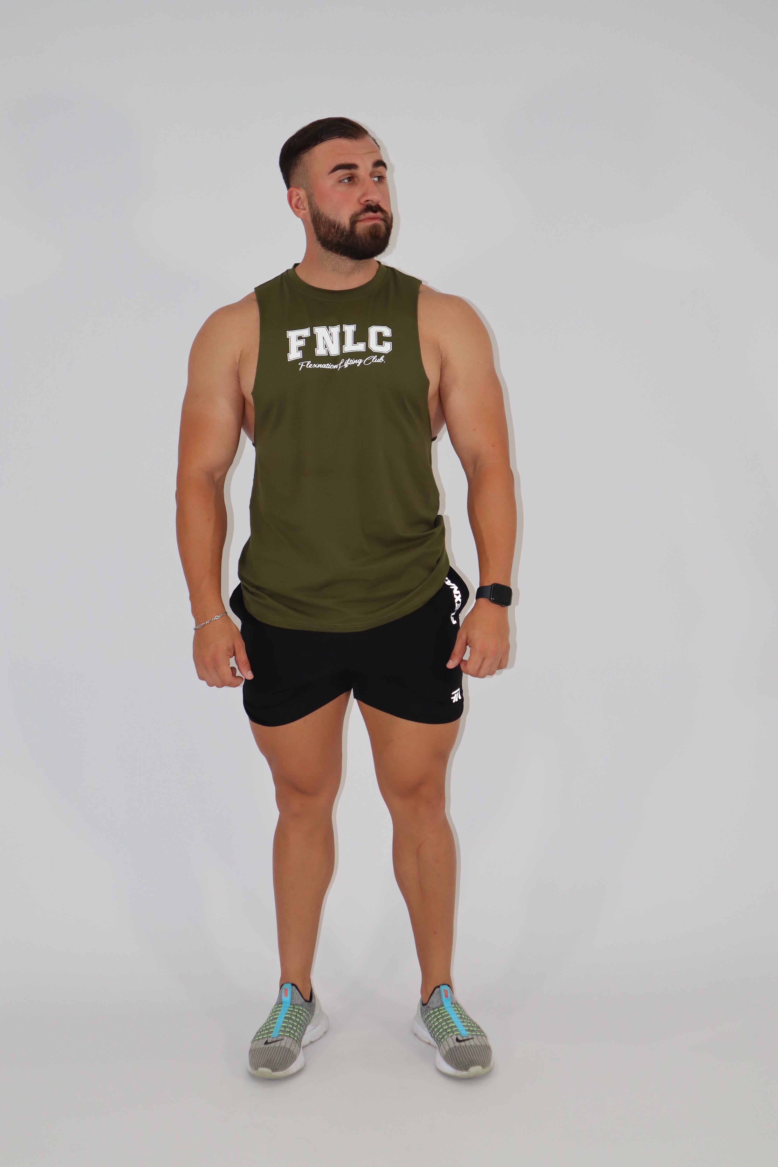 Lifting Club Tank (Khaki)