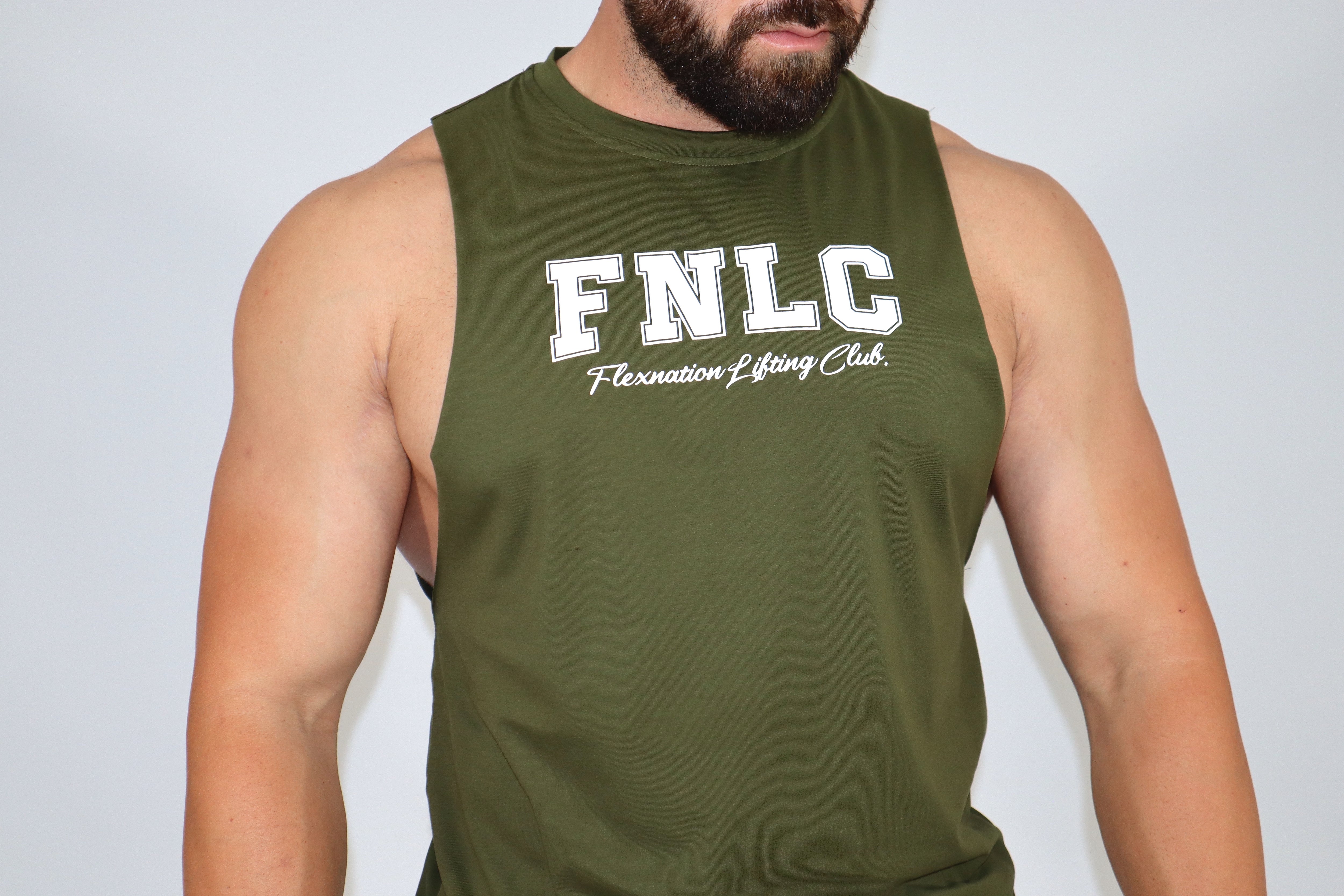 Lifting Club Tank (Khaki)